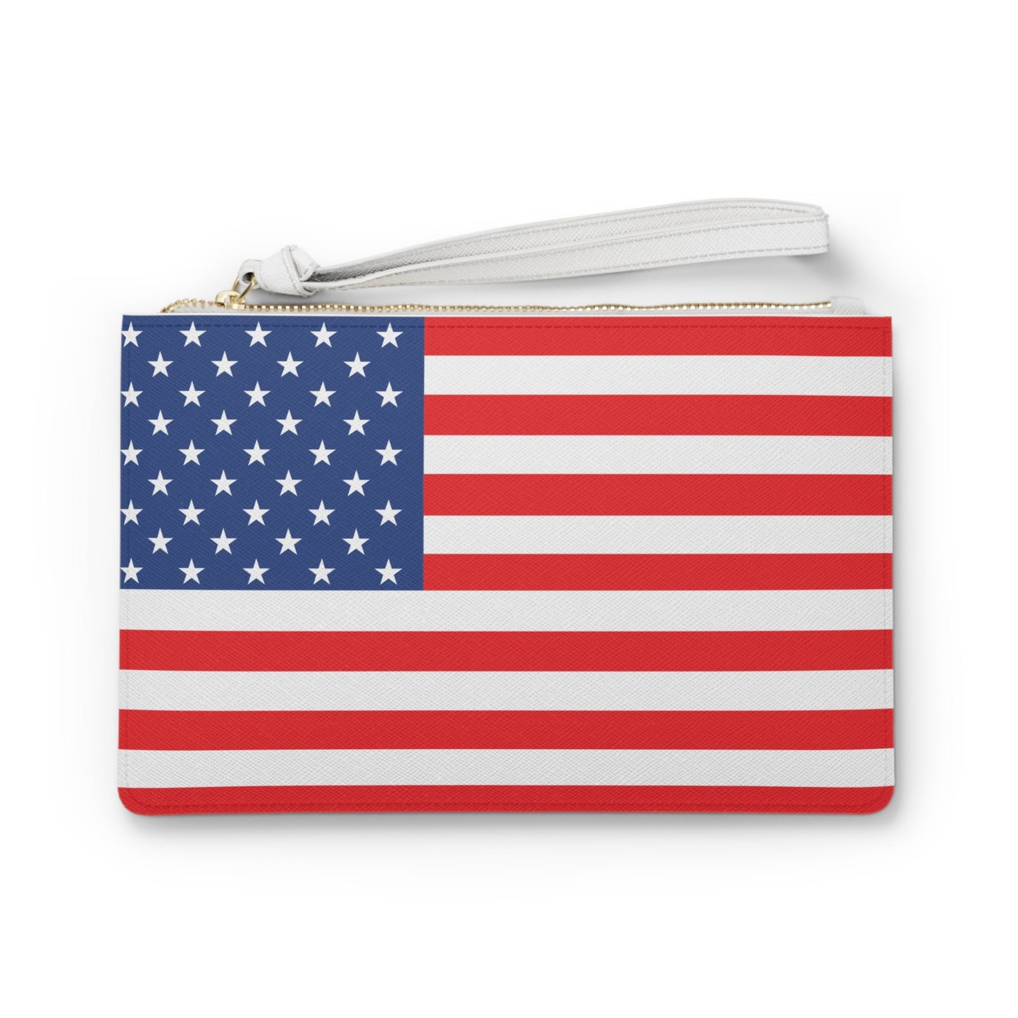 USA Flag Clutch Bag