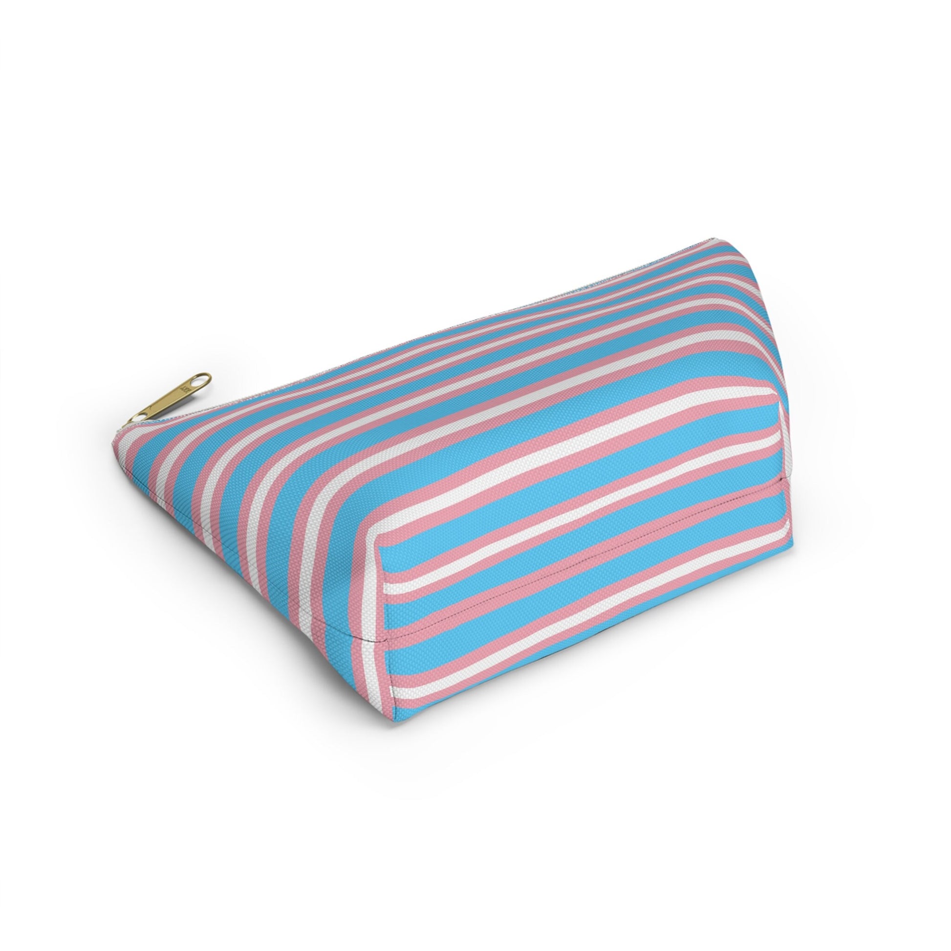 Transgender Pride Flag Accessory Pouch w T-bottom