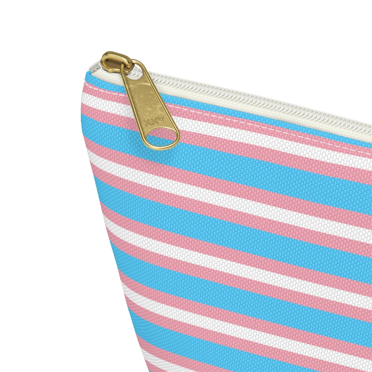 Transgender Pride Flag Accessory Pouch w T-bottom