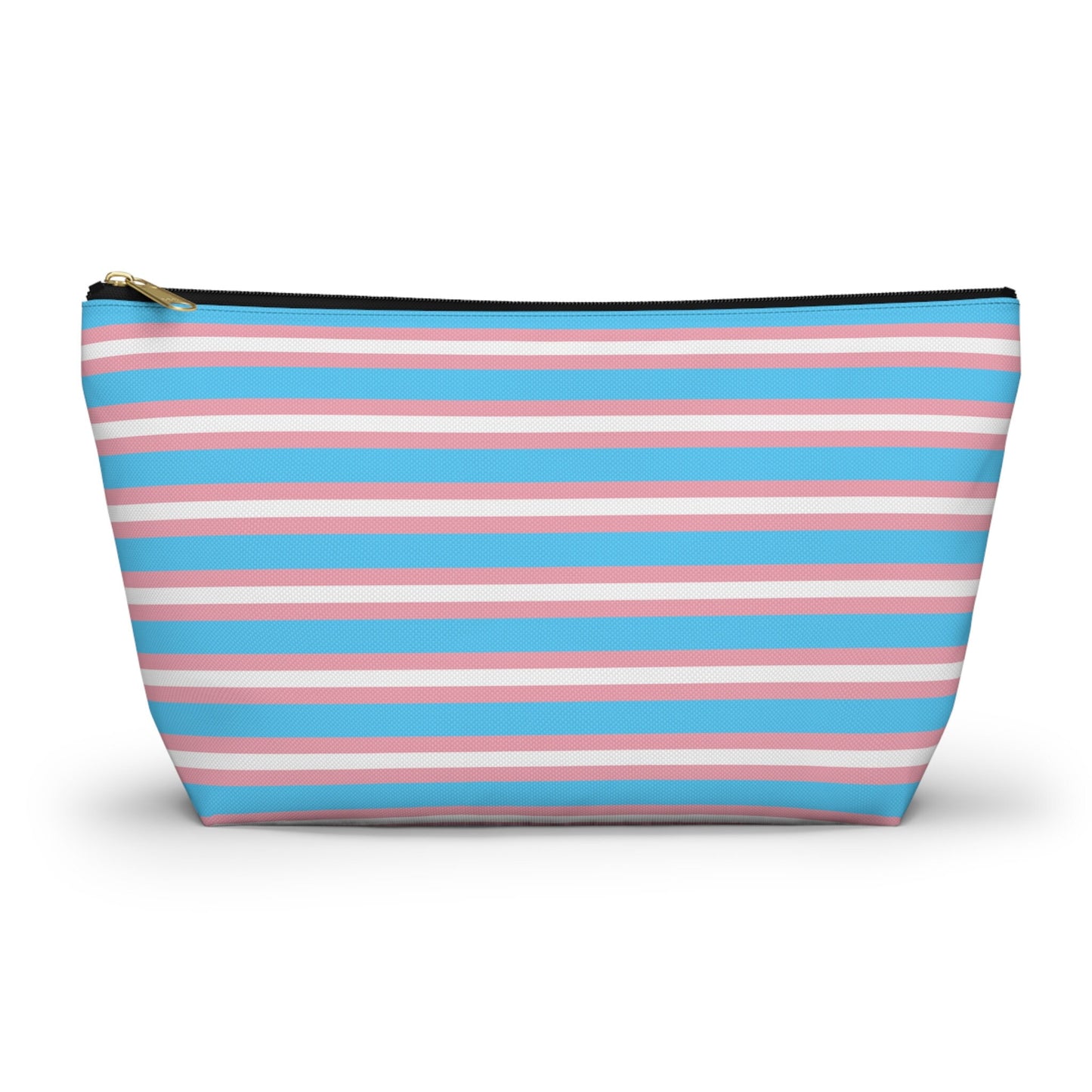 Transgender Pride Flag Accessory Pouch w T-bottom