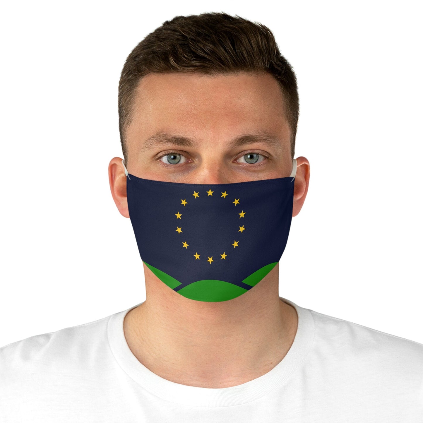 Montpelier Vermont Flag Fabric Face Mask