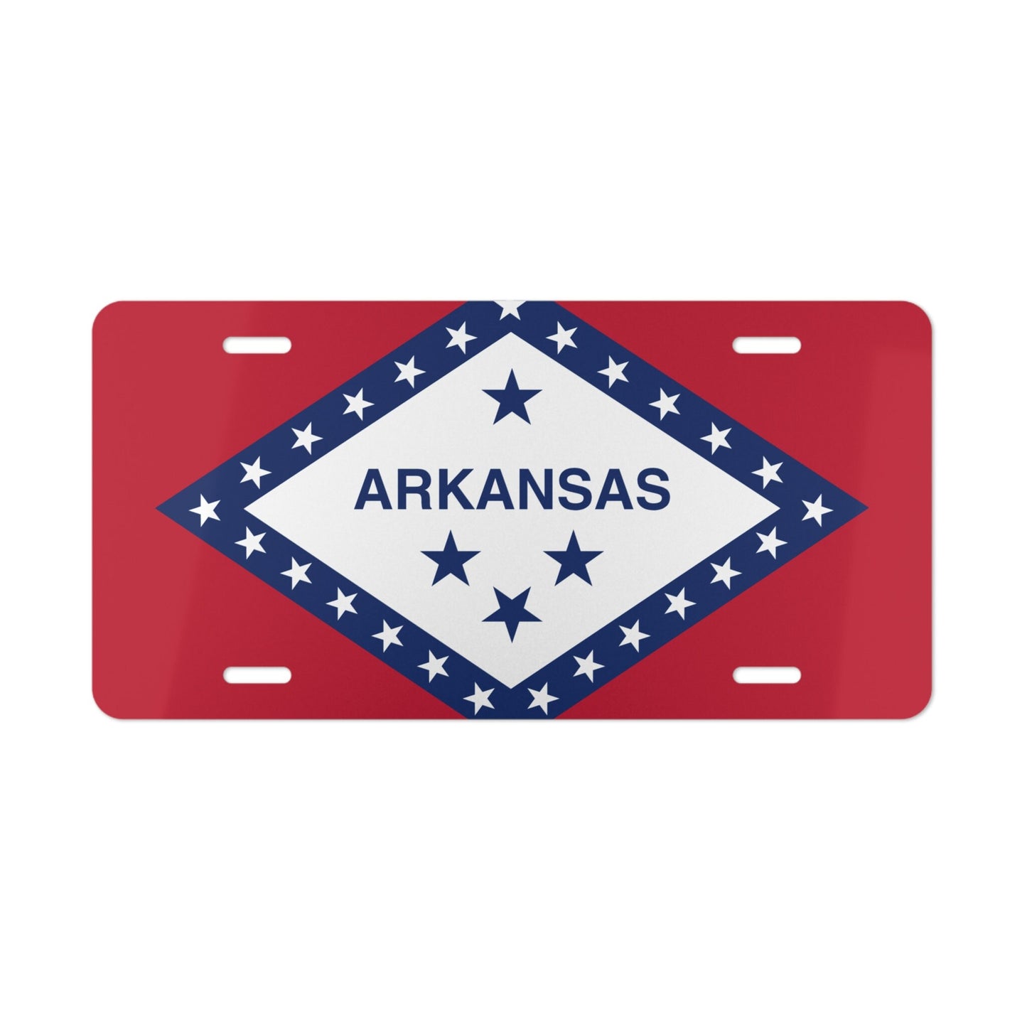 Arkansas Flag Car custom license Plate tag