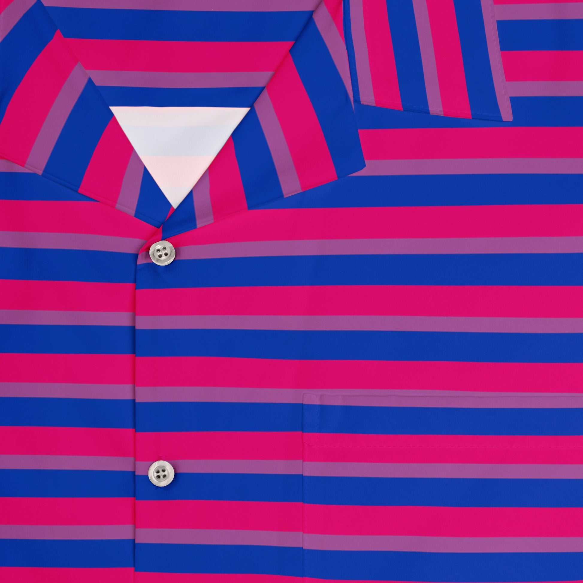 Bisexual Pride stripes Hawaiian Shirt (AOP)