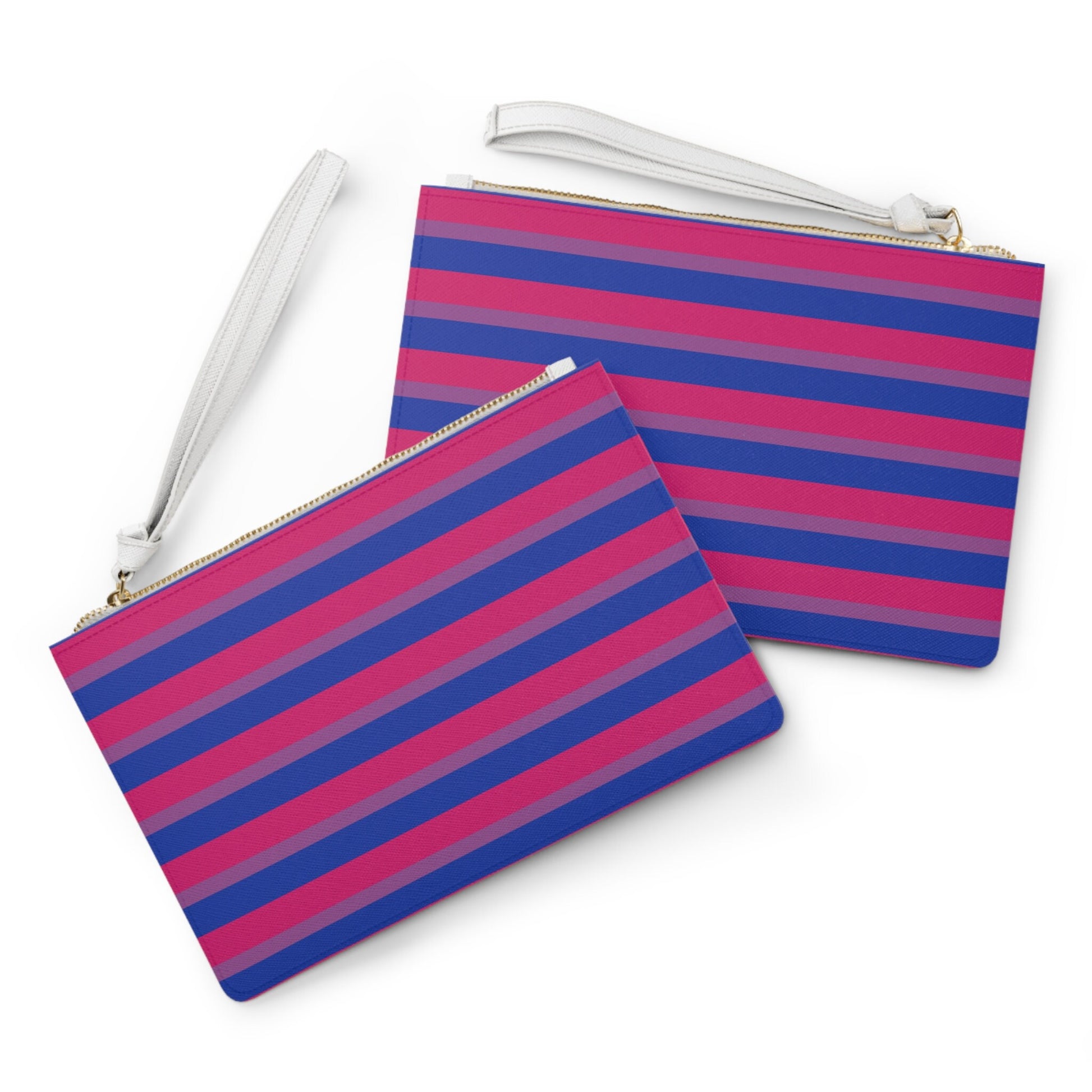 Bisexual Flag Clutch Bag