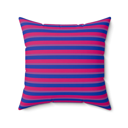 Bisexual Pride Spun Polyester Square Pillow