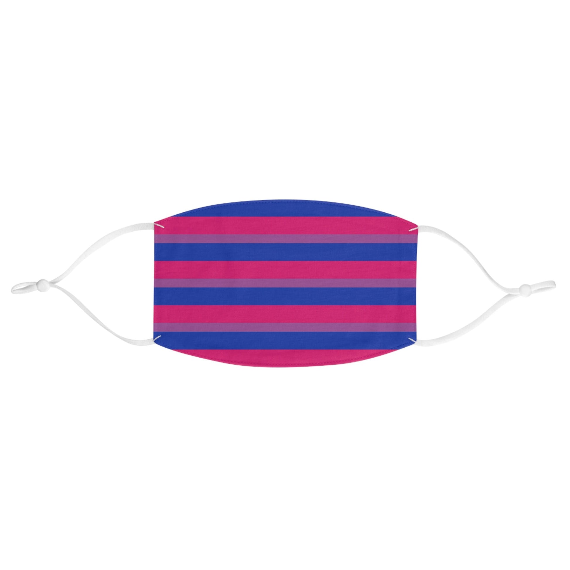 Bisexual Pride Flag Stripes Fabric Face Mask