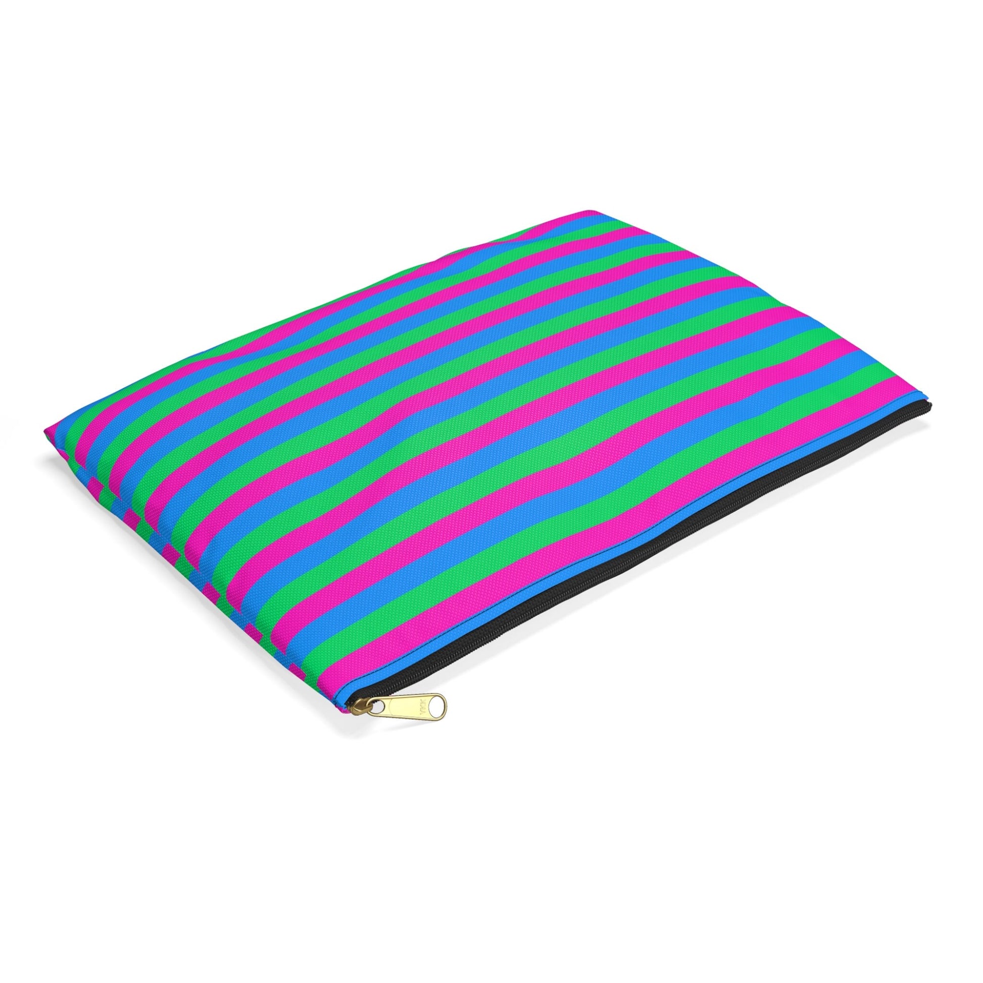 Polysexual Pride Flag Accessory Pouch