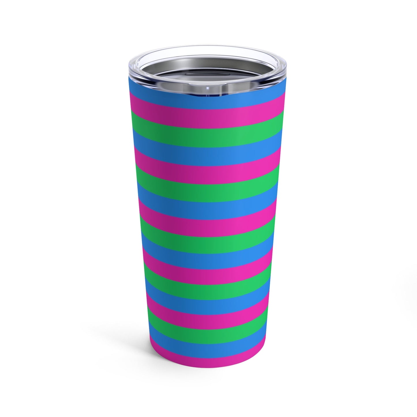 Polysexual Pride Flag Tumbler 20oz