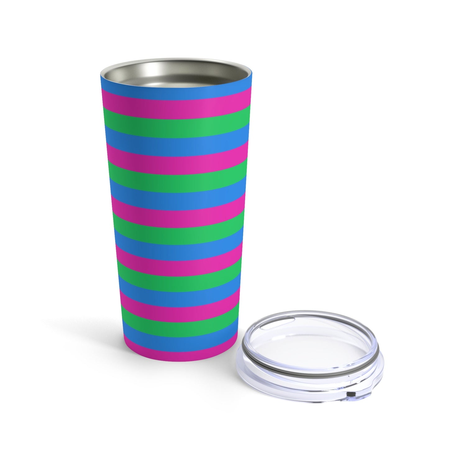 Polysexual Pride Flag Tumbler 20oz