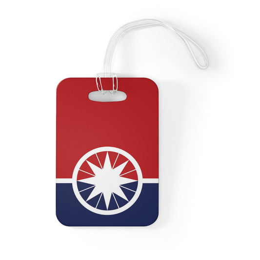 Norman Oklahoma Flag Luggage Bag Tag