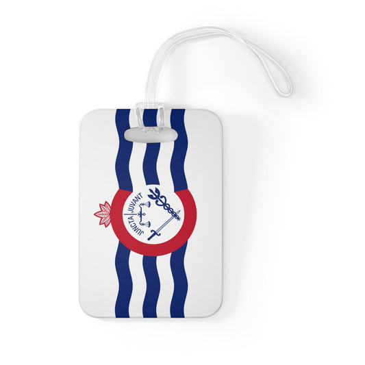 Cincinnati Ohio Flag Luggage Bag Tag