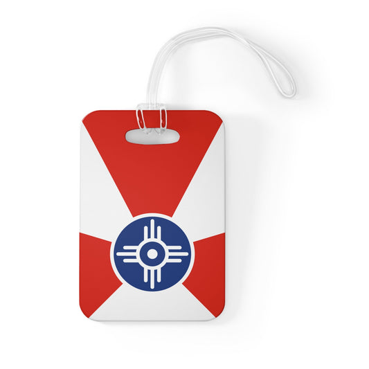 Witchita Kansas Flag Luggage Bag Tag