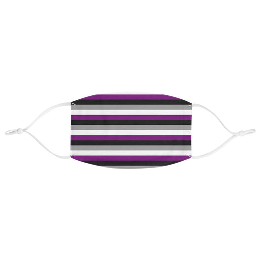 Asexual Pride Flag Stripes Fabric Face Mask