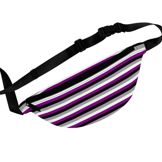 Asexual Flag stripes Pride Flag Fanny Pack