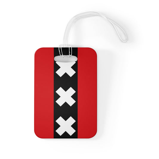 Amsterdam Flag Luggage Bag Tag