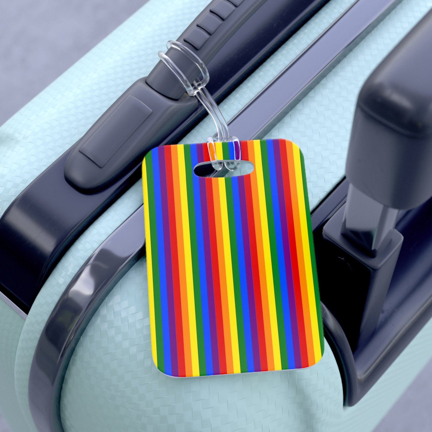 Rainbow Gay Pride Flag Luggage Bag Tag