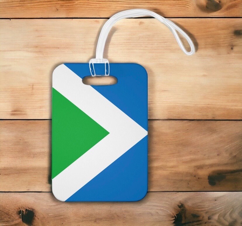 Vegan Flag Luggage Bag Tag