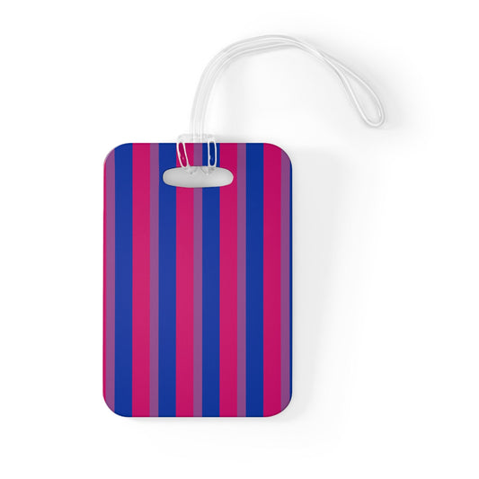 Bisexual Pride Flag Luggage Bag Tag