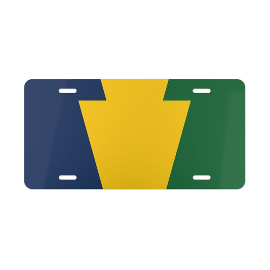 New Pennsylvania Keystone Flag Car Plate tag