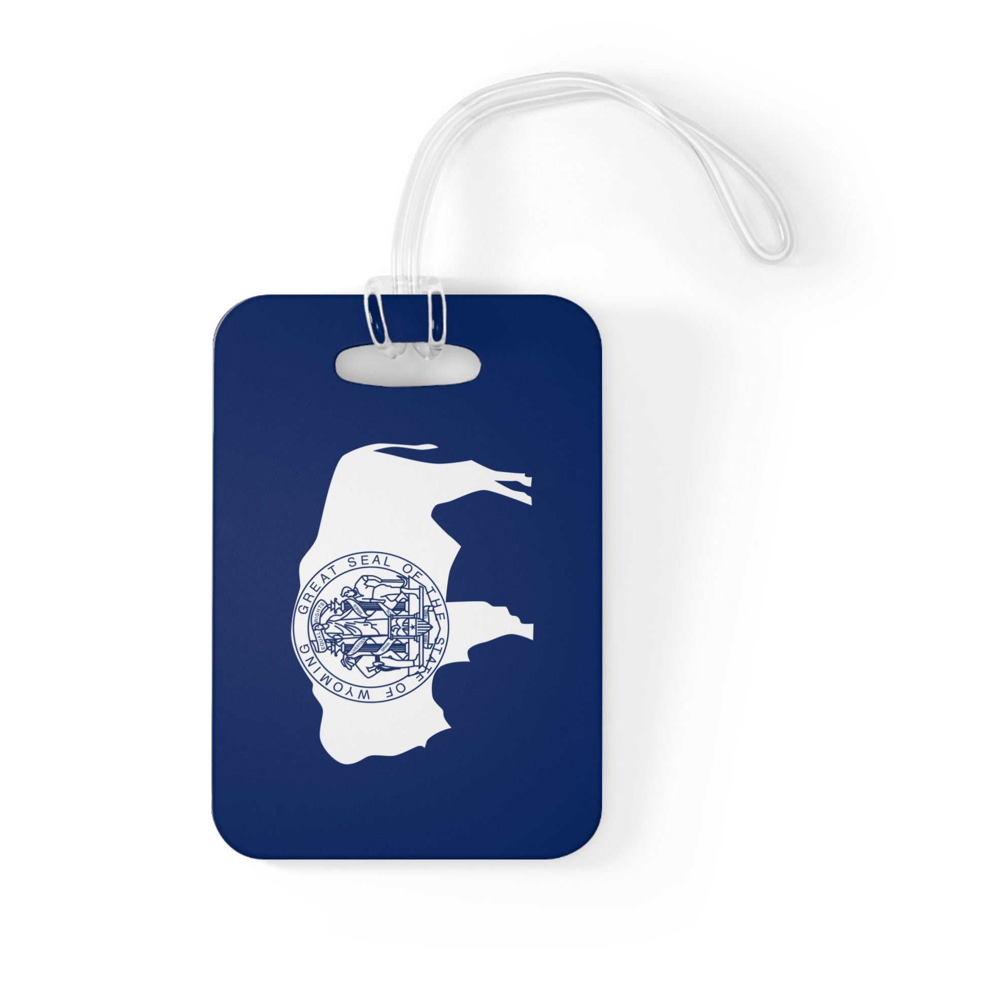 Wyoming Flag Luggage Bag Tag