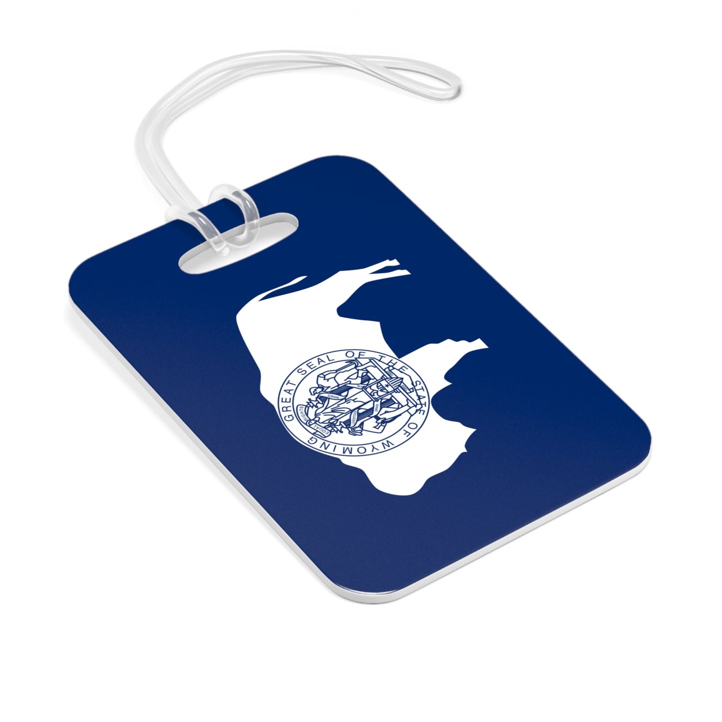 Wyoming Flag Luggage Bag Tag