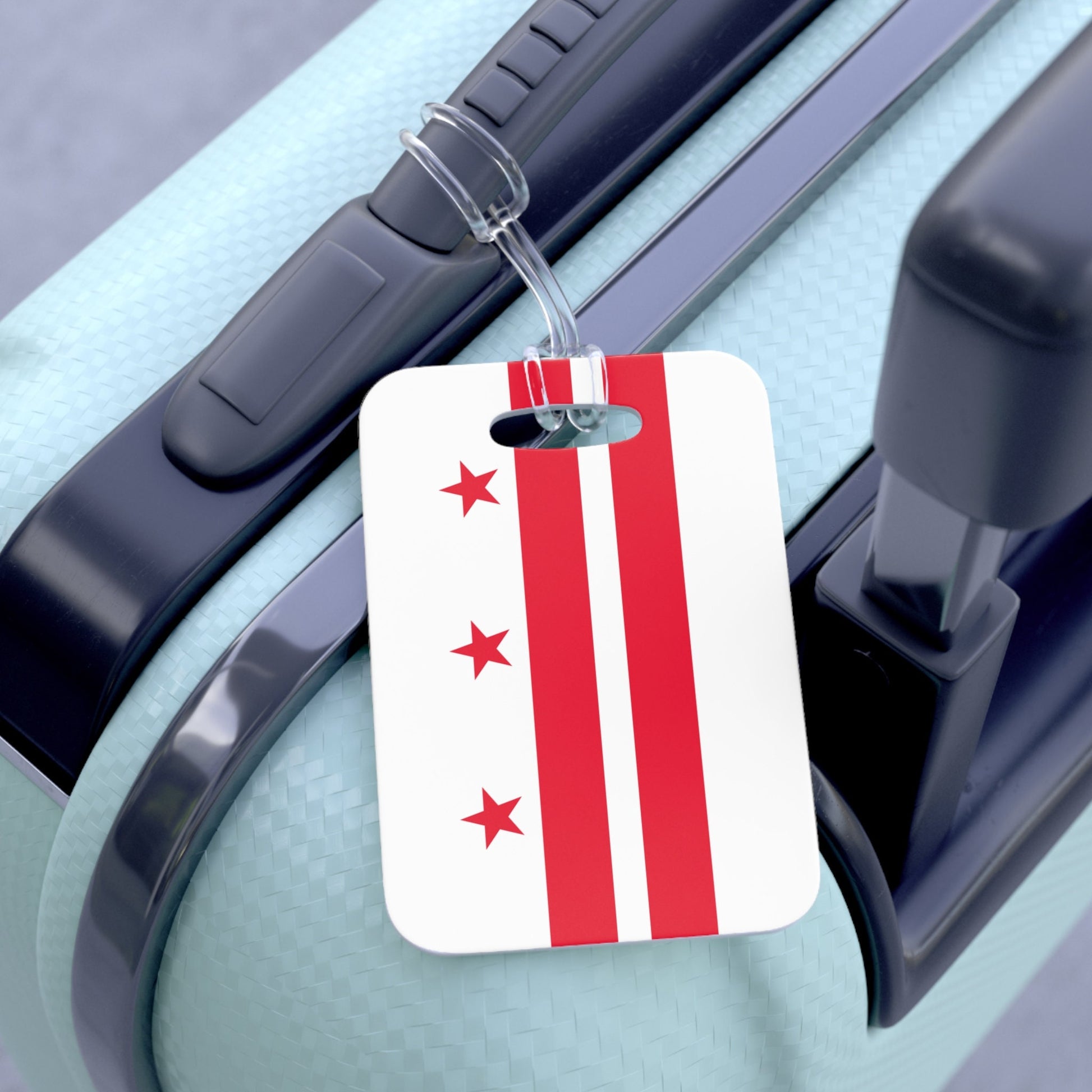 Washington DC Flag Luggage Bag Tag