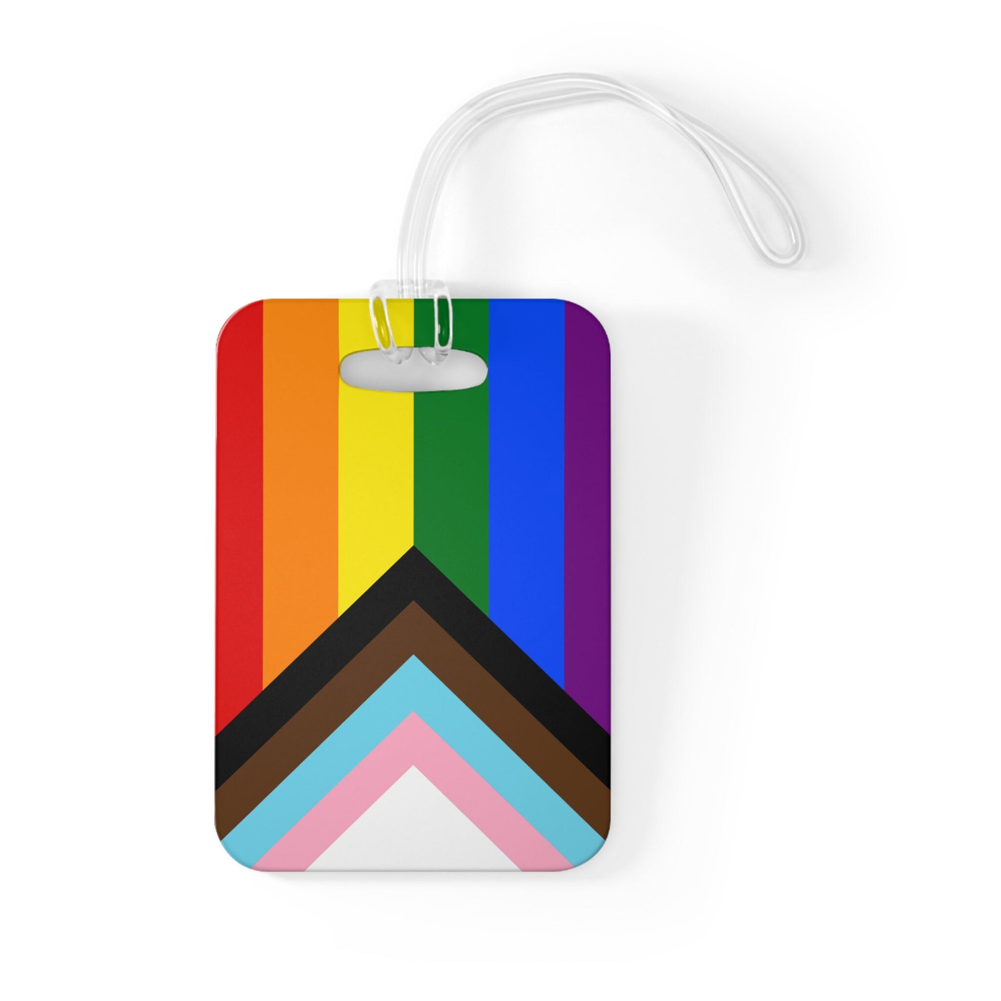 Progress Pride Flag Luggage Bag Tag