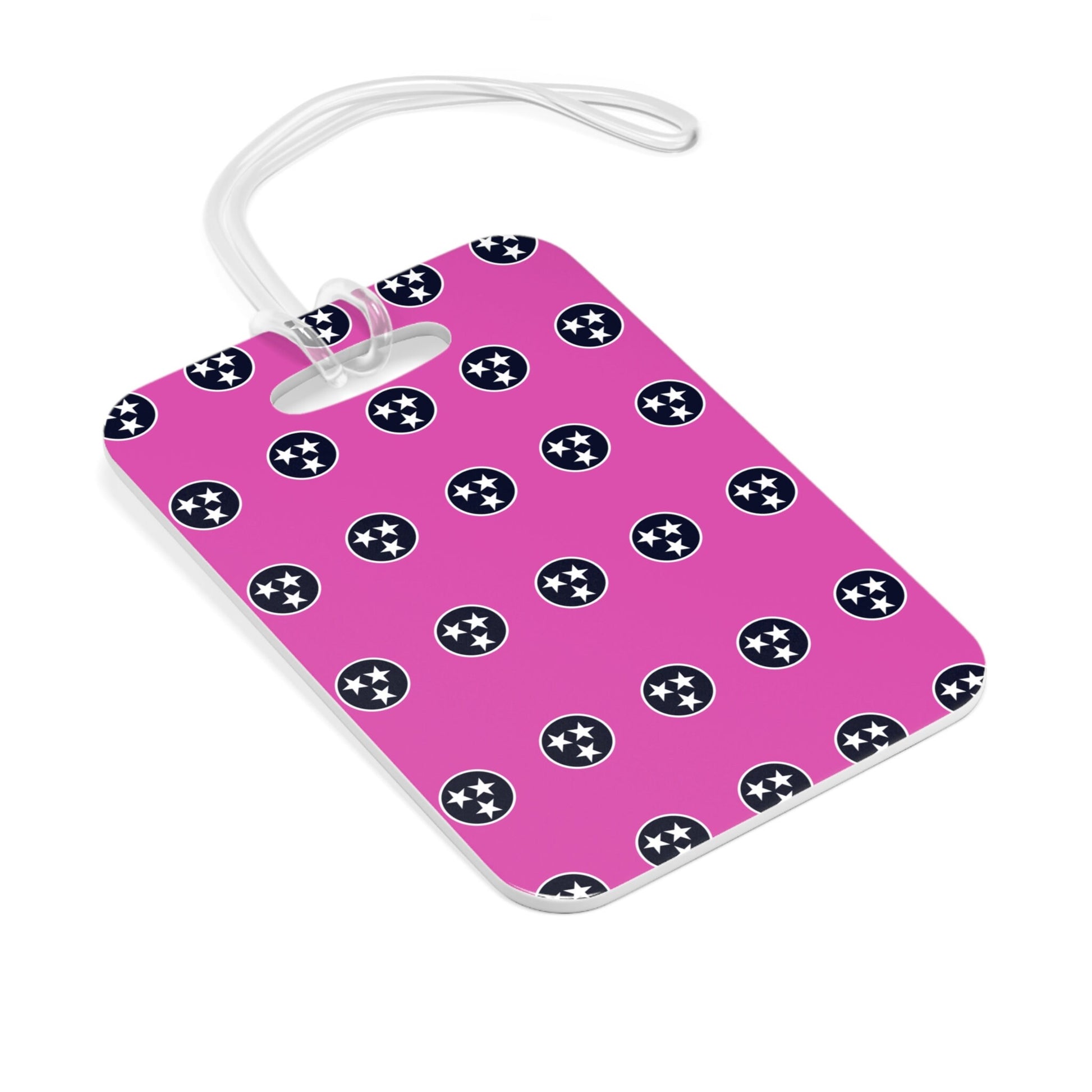 Tri Star Tennessee Pink Flag Luggage Bag Tag