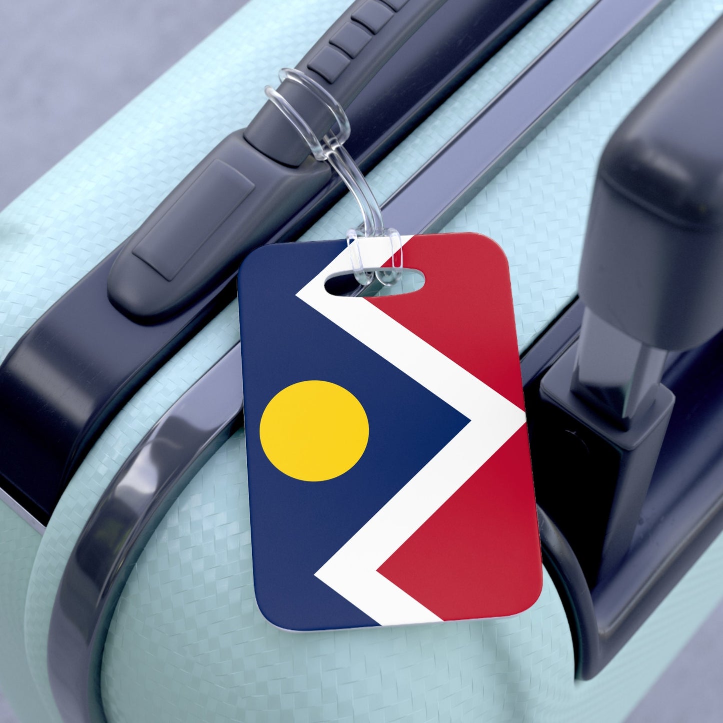 Denver Colorado City Flag Luggage Bag Tag