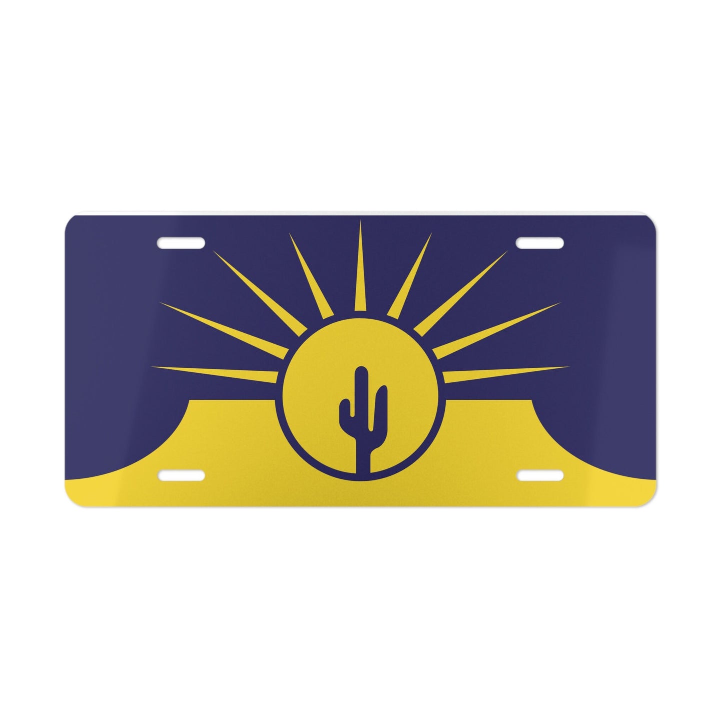 Mesa Arizona Flag Car Plate tag