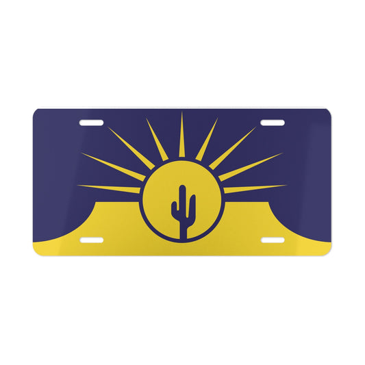 Mesa Arizona Flag Car Plate tag