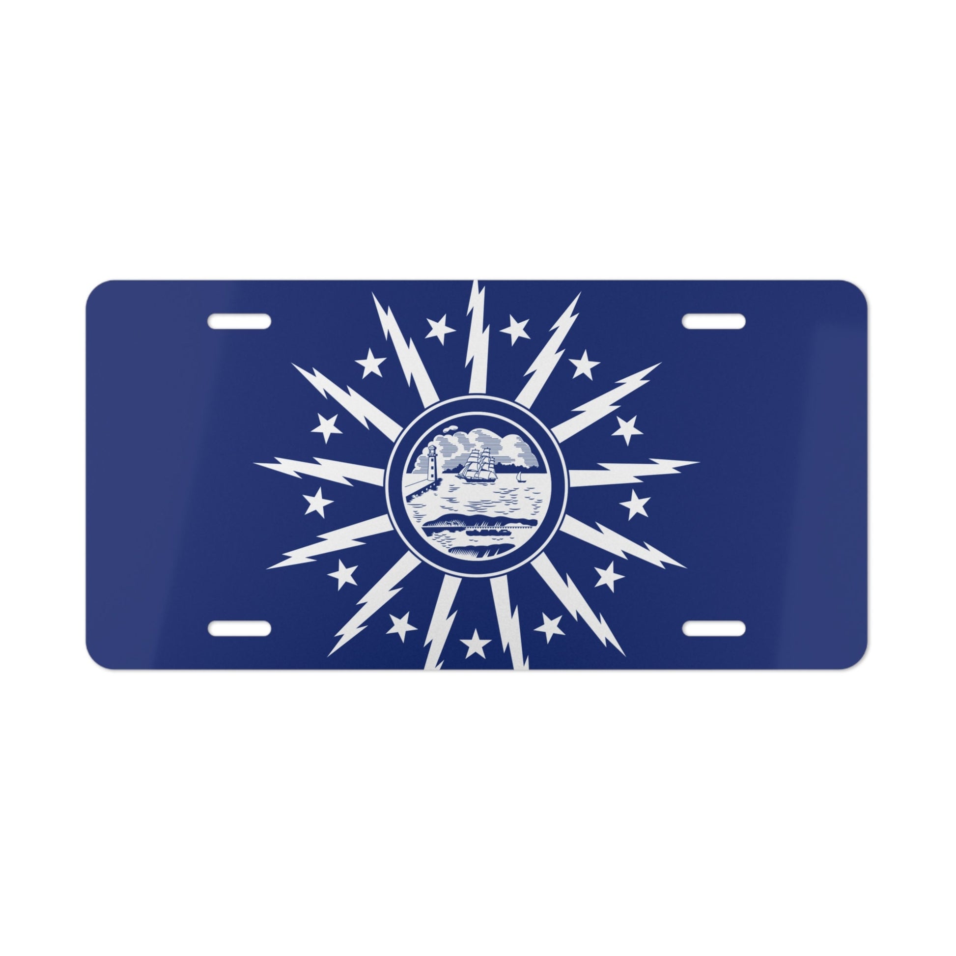 Buffalo New York Flag Car Plate tag