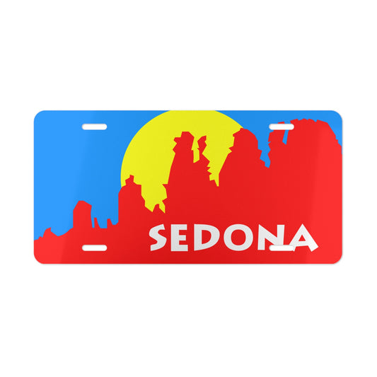 Sedona Arizona Flag Car Plate tag