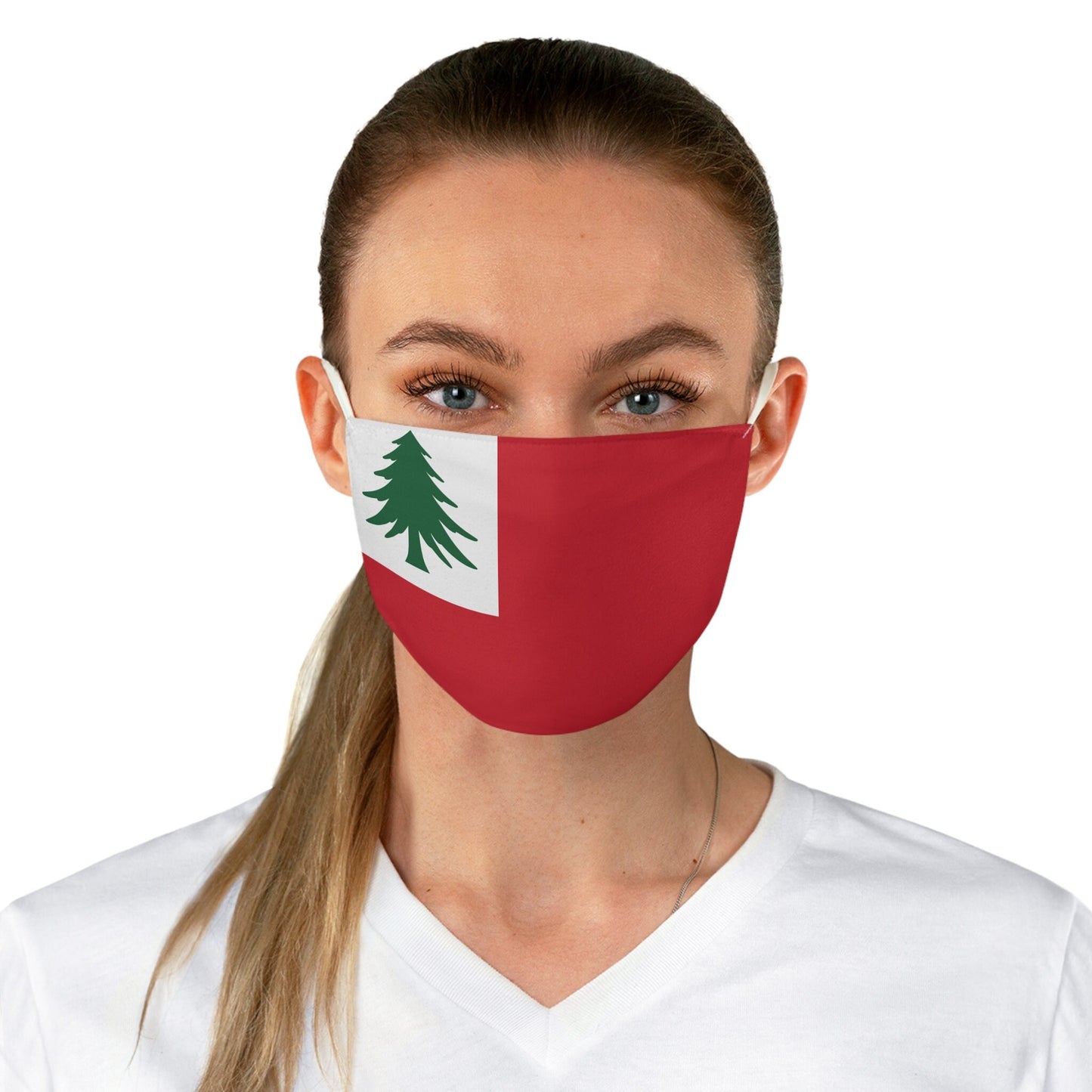 Ensign of New England Flag Fabric Face Mask