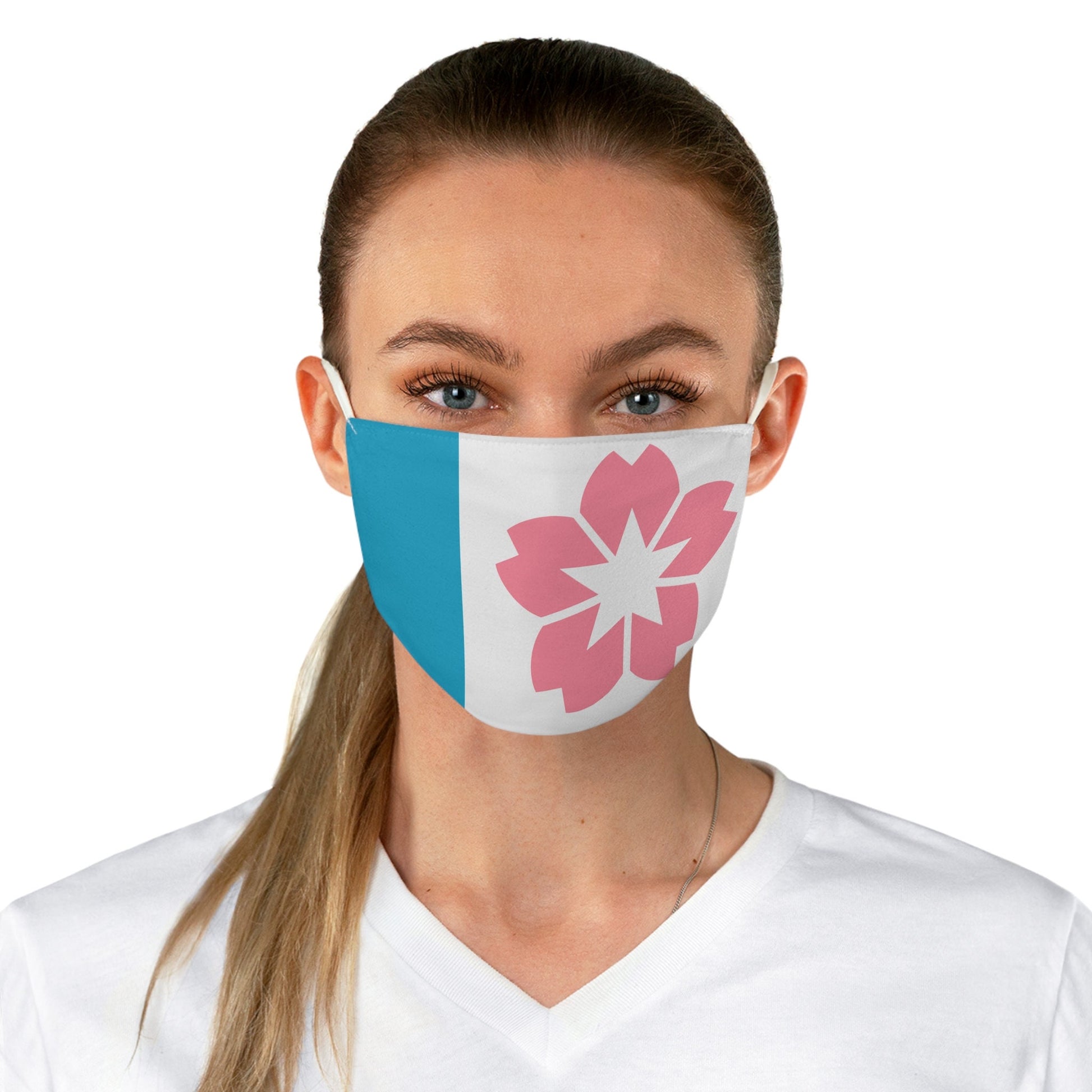 Salem Oregon Flag Fabric Face Mask