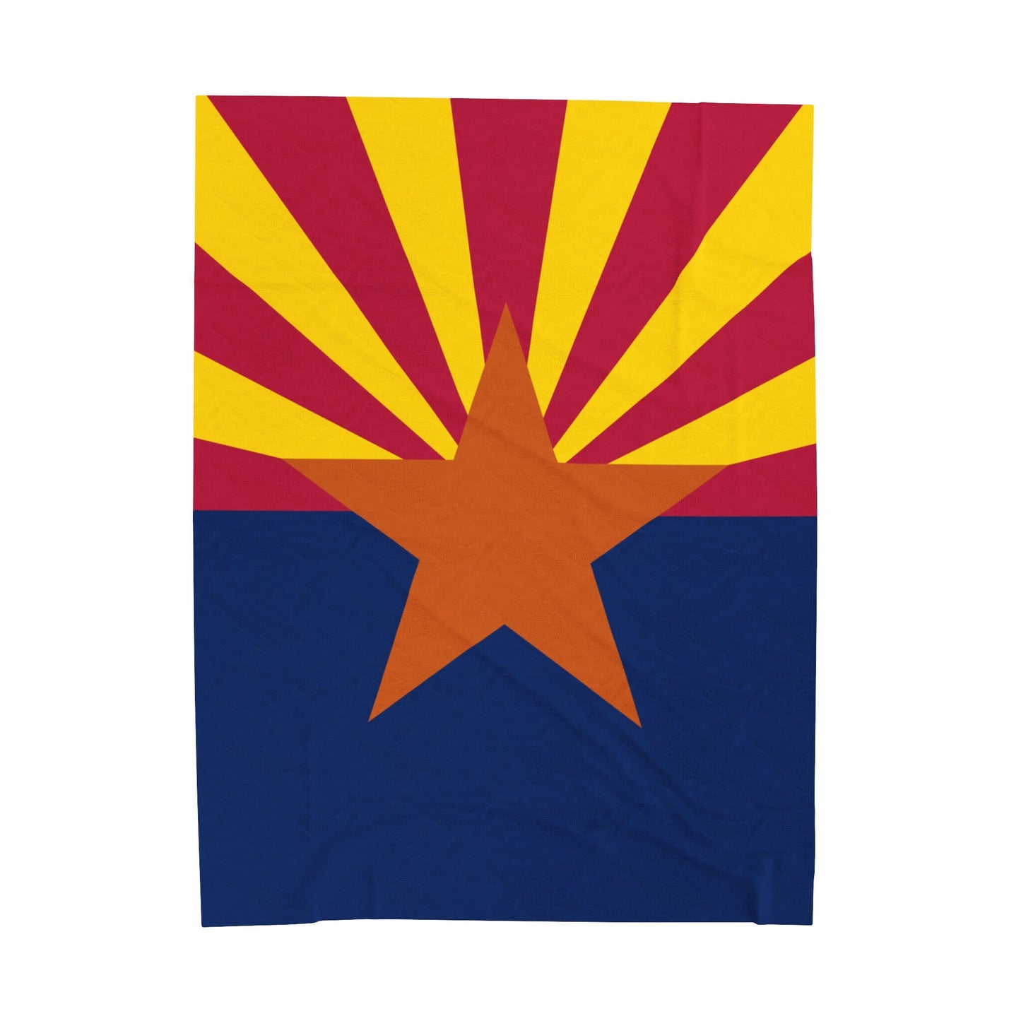 Arizona Flag Velveteen Plush Blanket