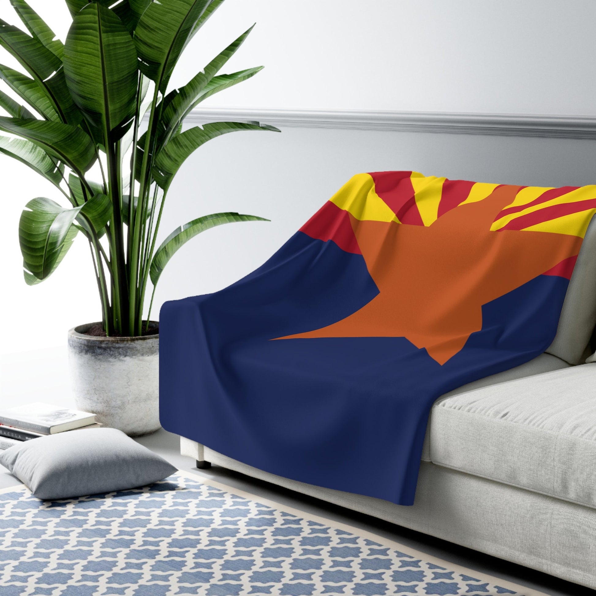 Arizona Flag Sherpa Fleece Blanket