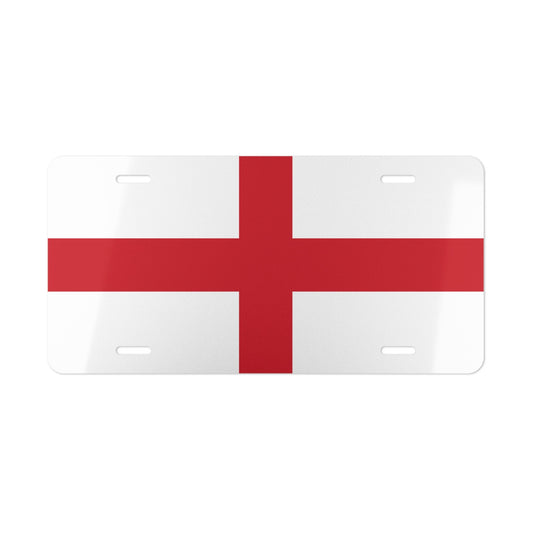 England Flag Car Plate tag