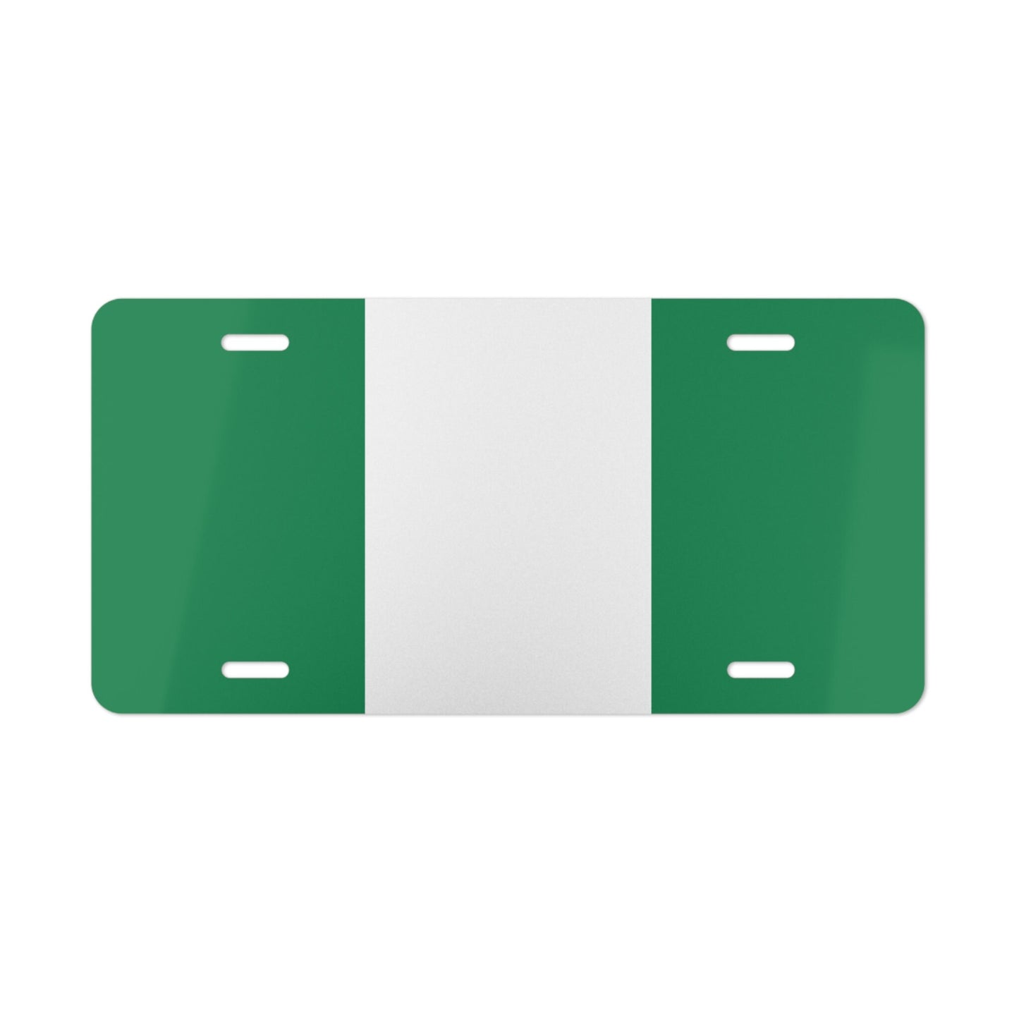 Nigeria Flag Car Plate tag