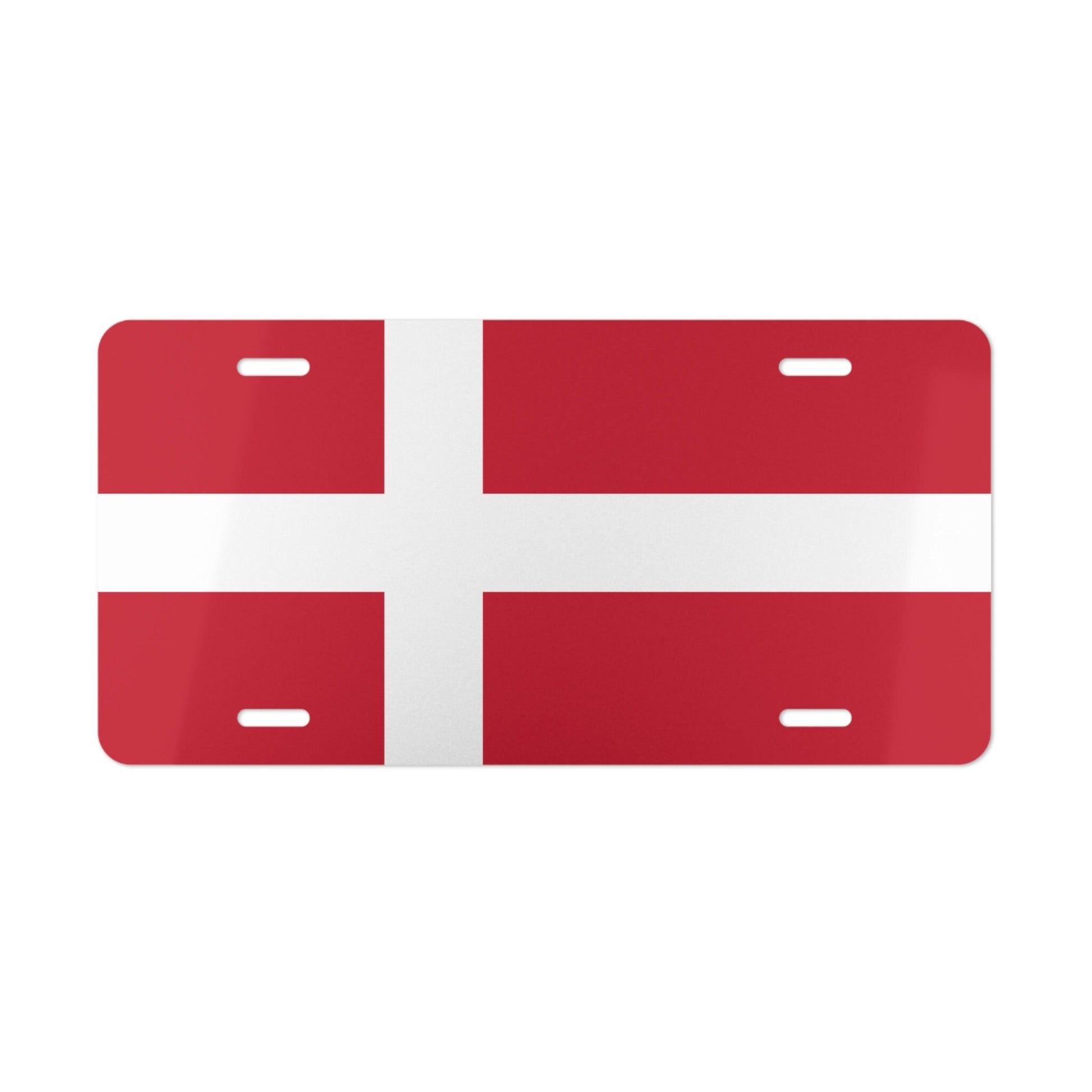 Denmark flag car tag