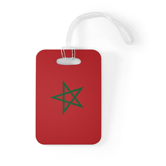 Morocco Flag Luggage Bag Tag