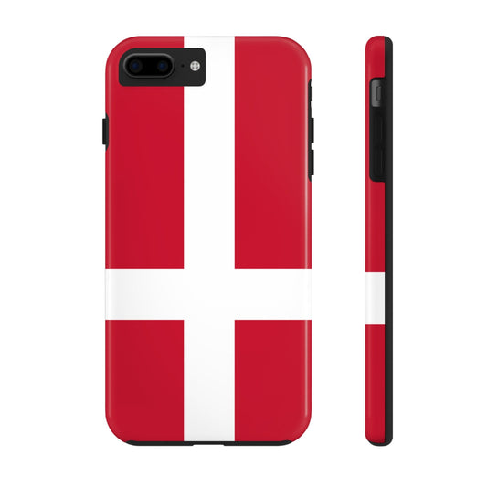 Denmark Flag Tough Phone Cases