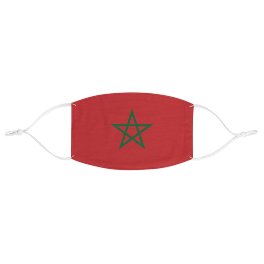 Morocco Flag Fabric Face Mask