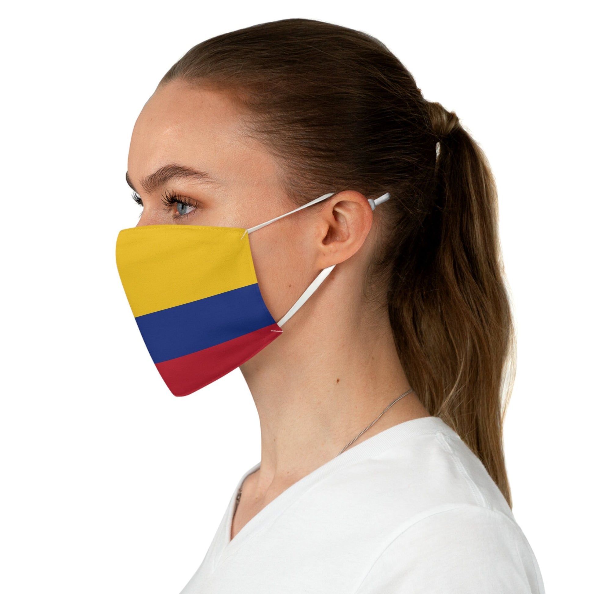 Colombia Flag Fabric Face Mask