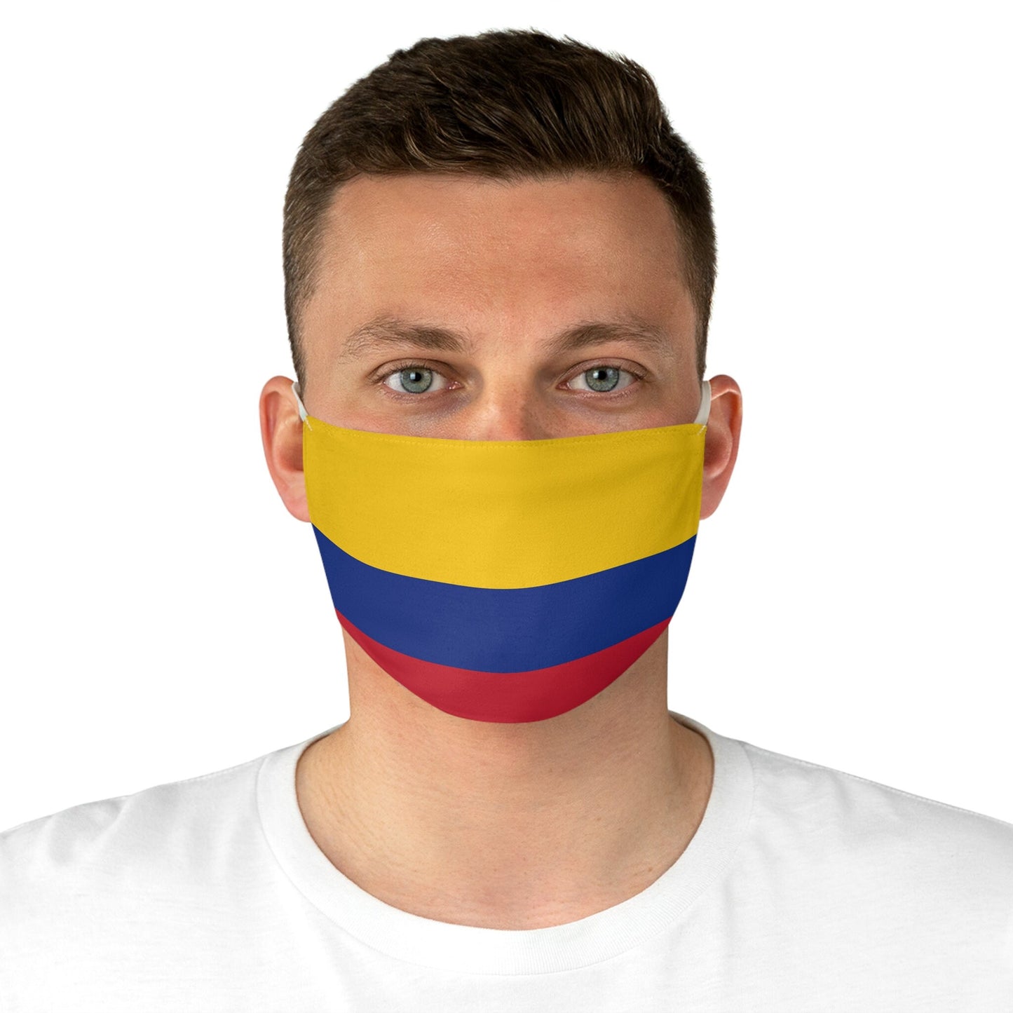 Colombia Flag Fabric Face Mask