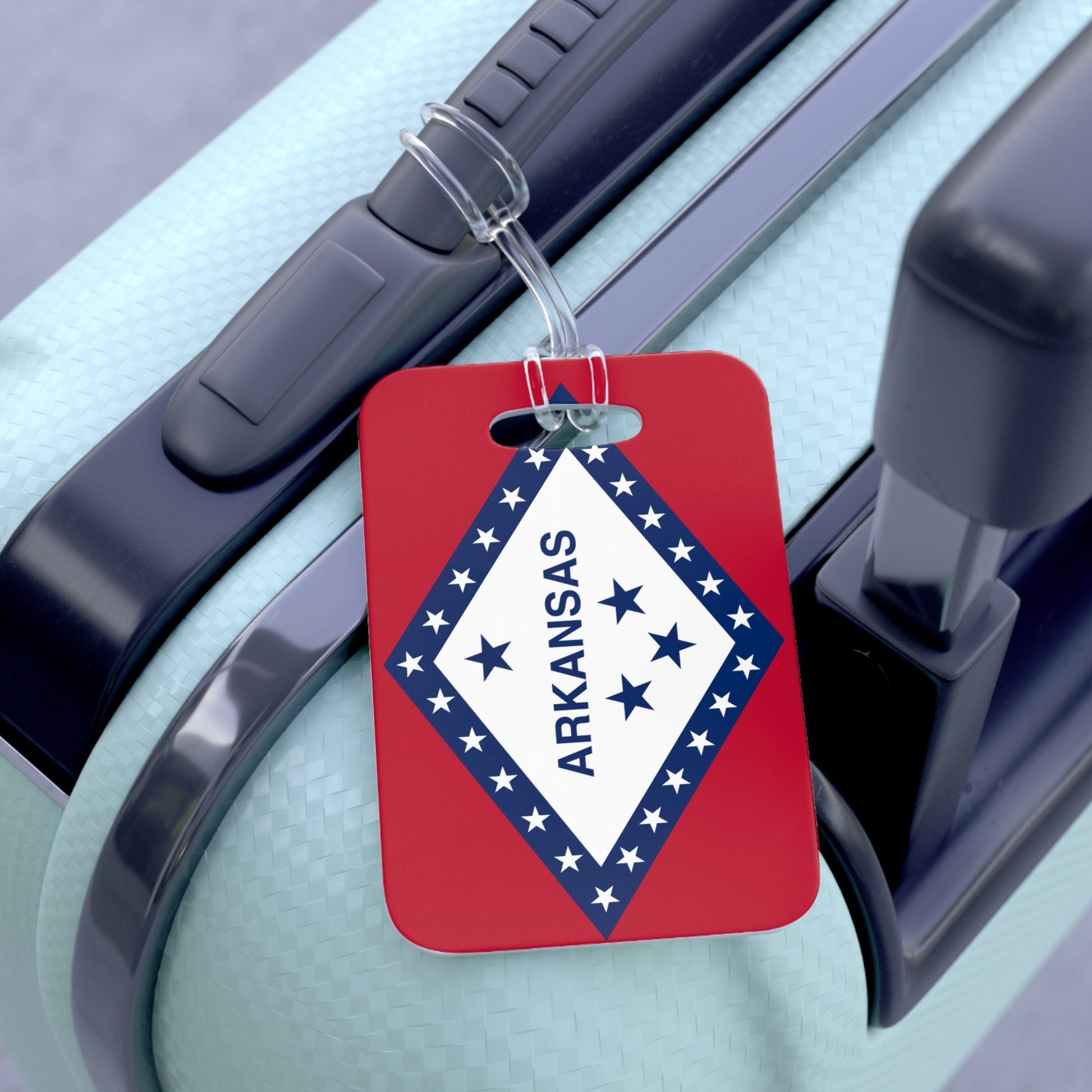 Arkansas Flag Luggage Bag Tag