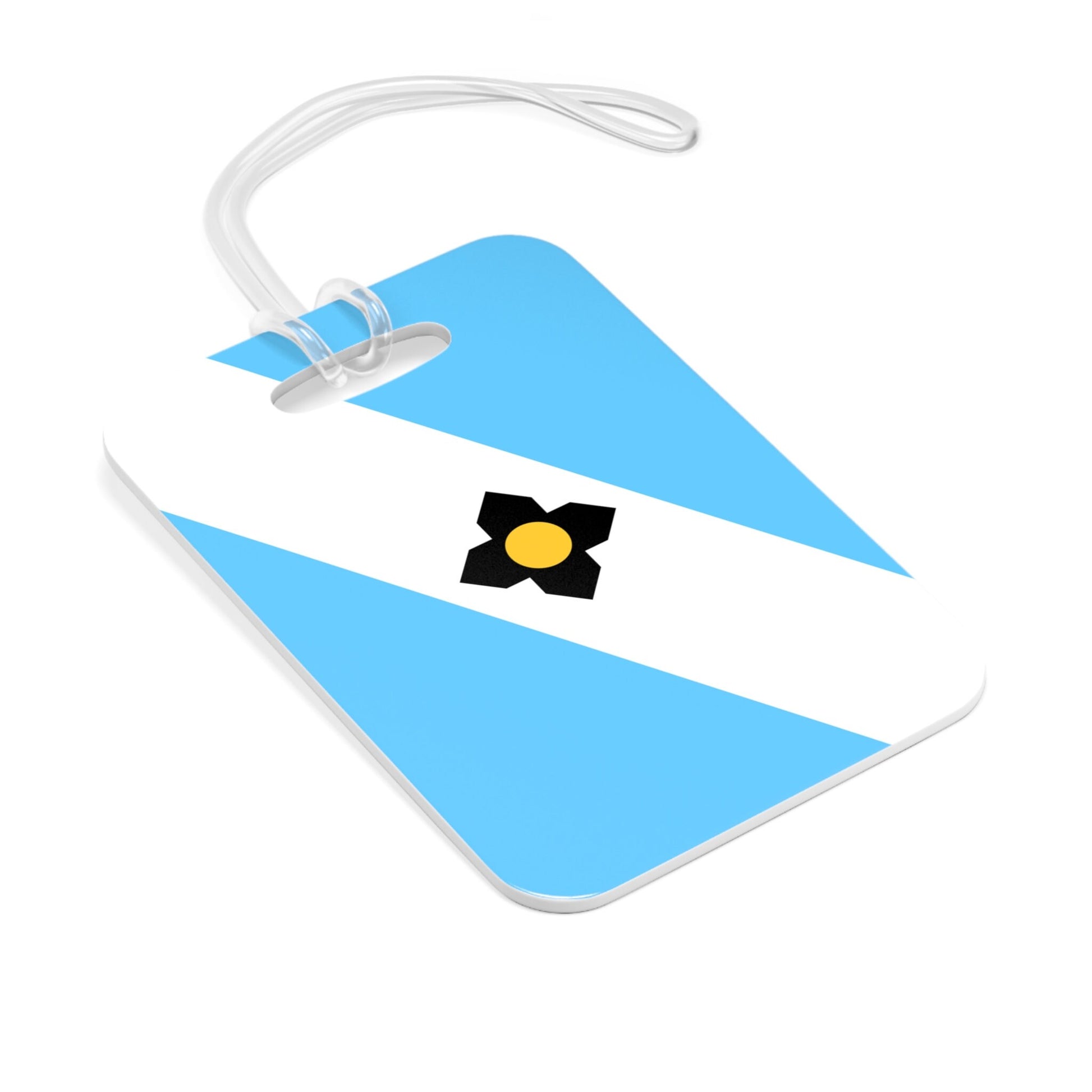 Madison Wisconsin Flag Luggage Bag Tag