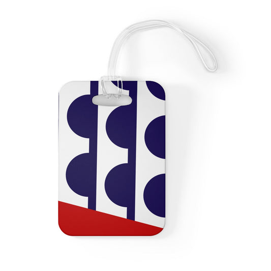 Des Moines Iowa Flag Luggage Bag Tag