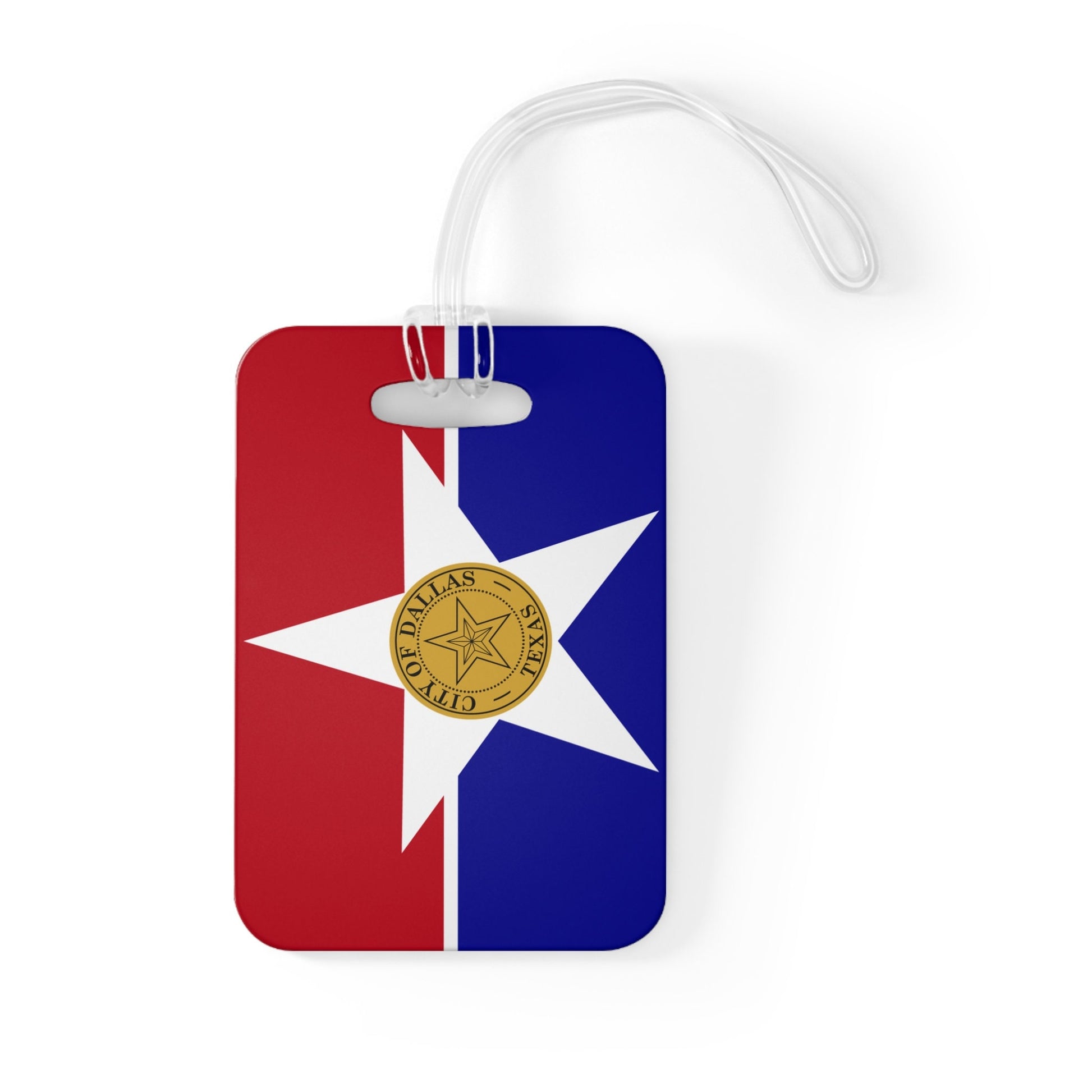 Dallas Texas Flag Luggage Bag Tag