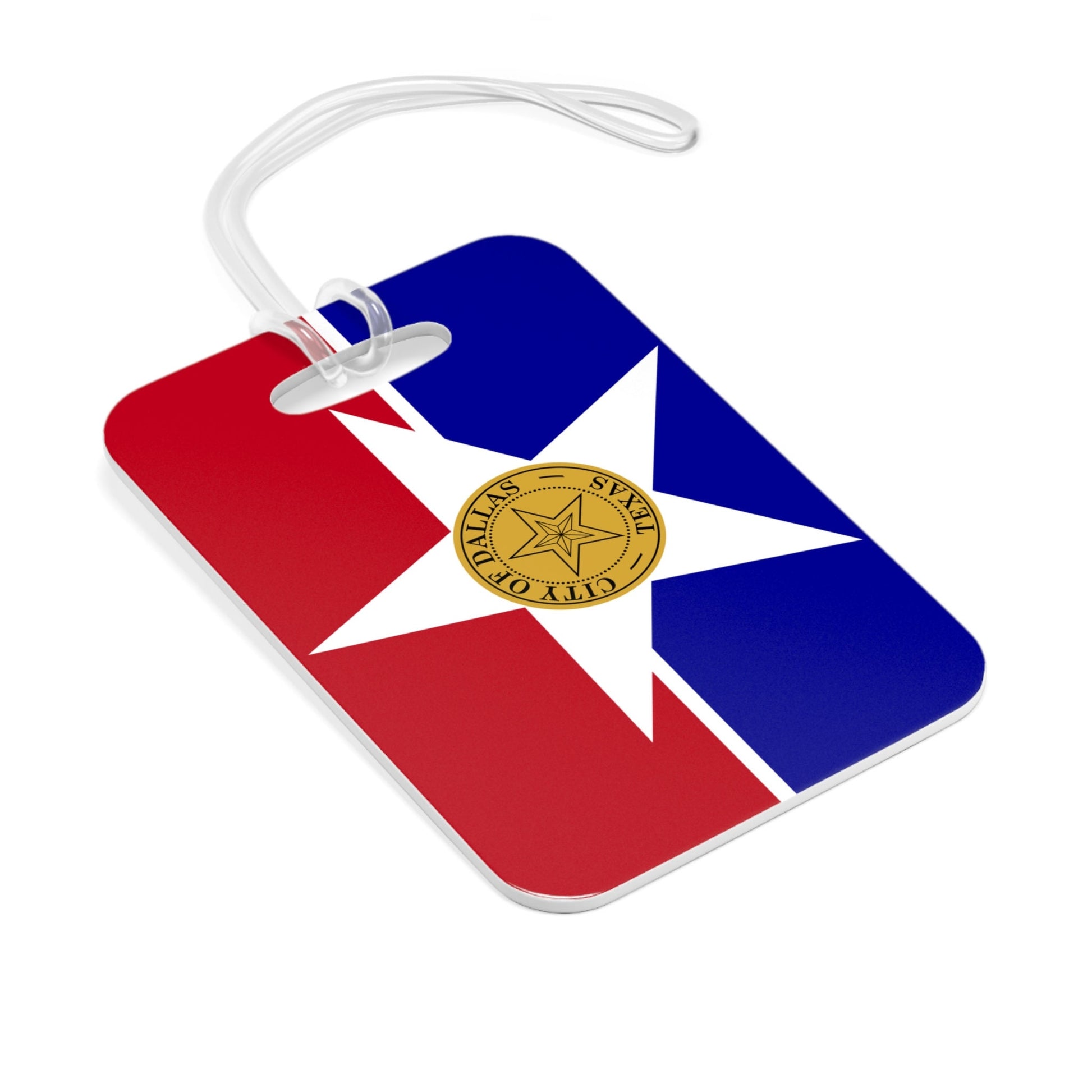 Dallas Texas Flag Luggage Bag Tag